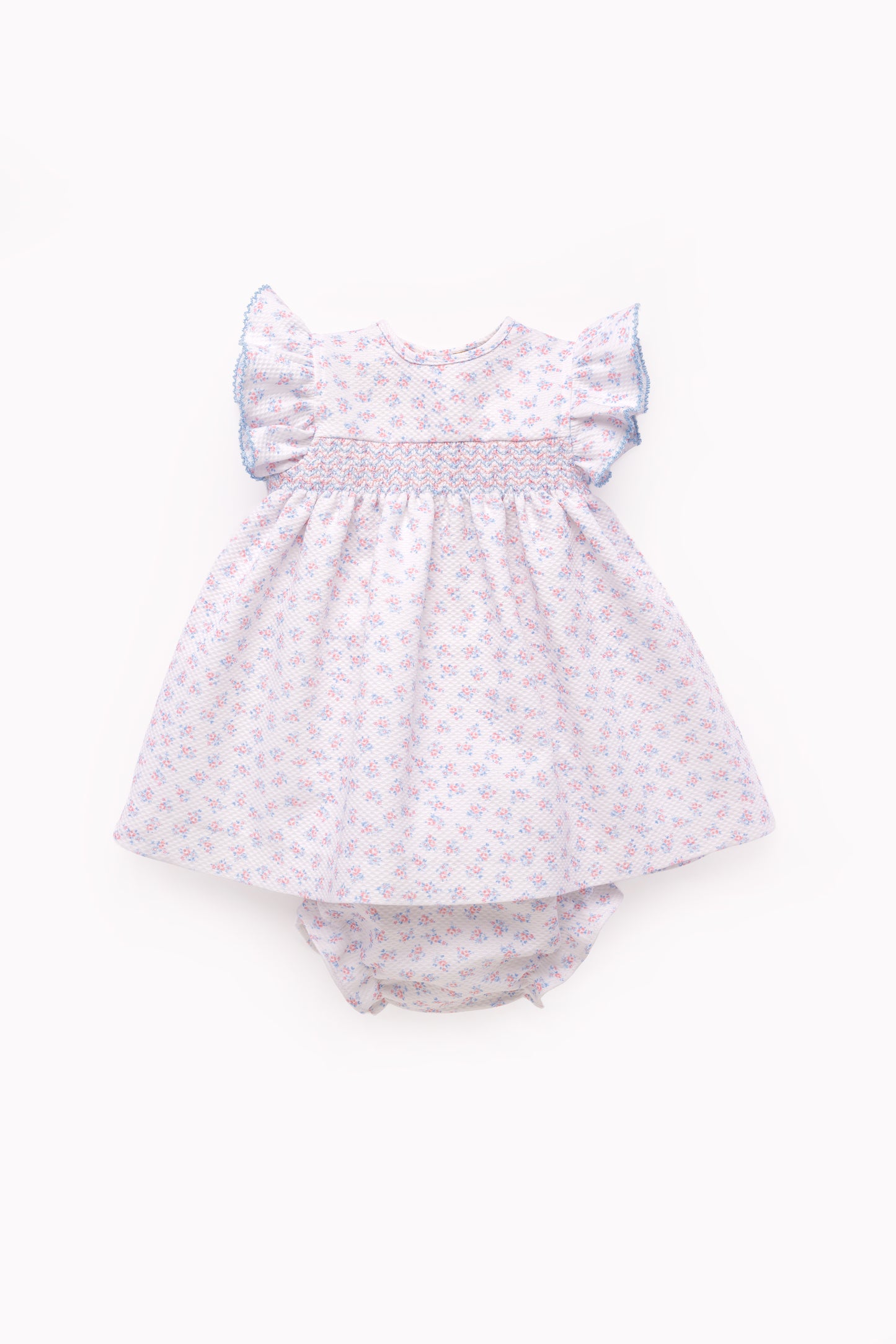 Lennon Pique Baby Dress