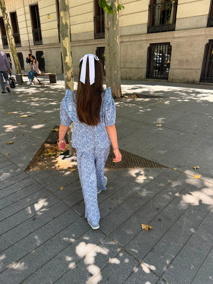 Flor Azul Trouser Set