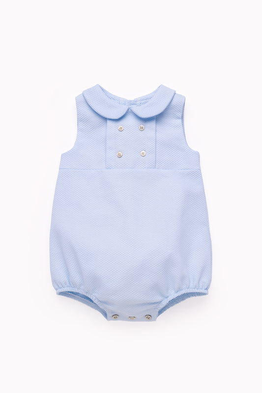 Lennon Pique Romper