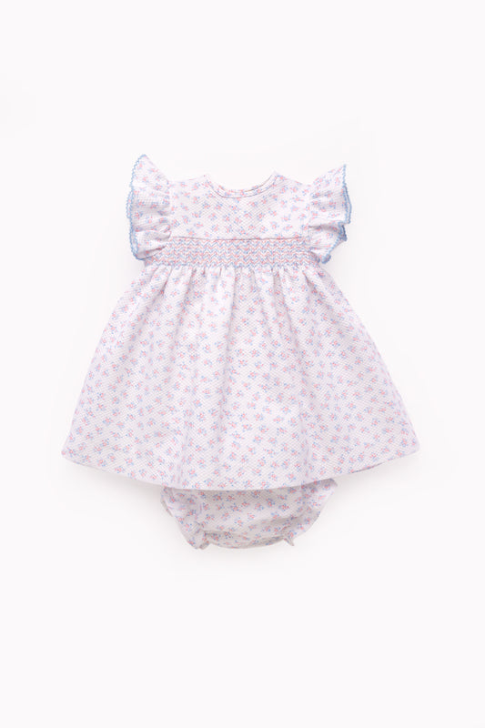 Lennon Pique Baby Dress