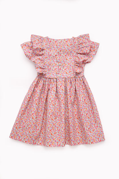 Ditsy Ruffle Dress