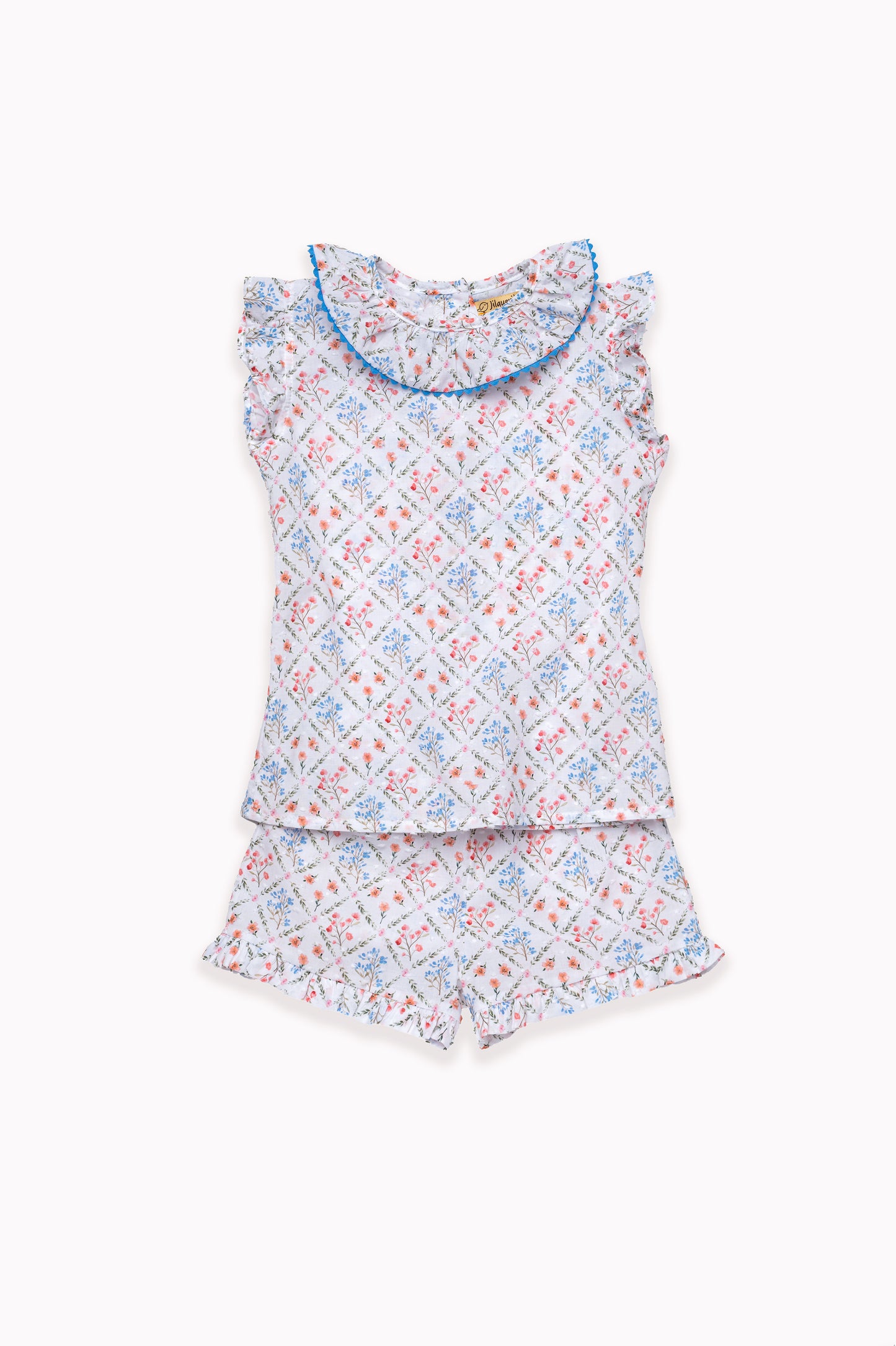 Rombo Azul Short Set