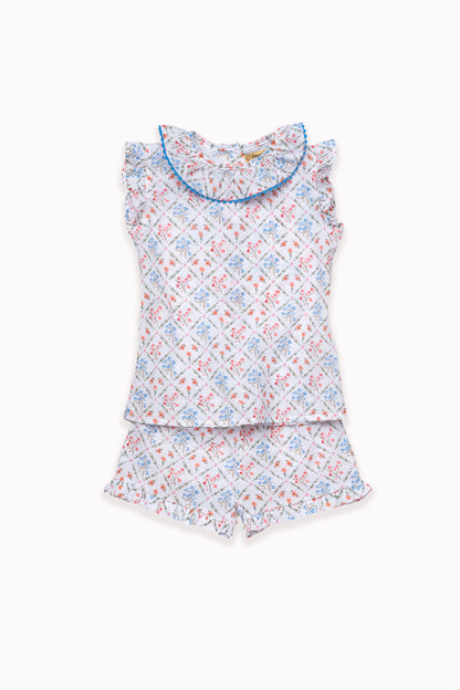Rombo Azul Short Set