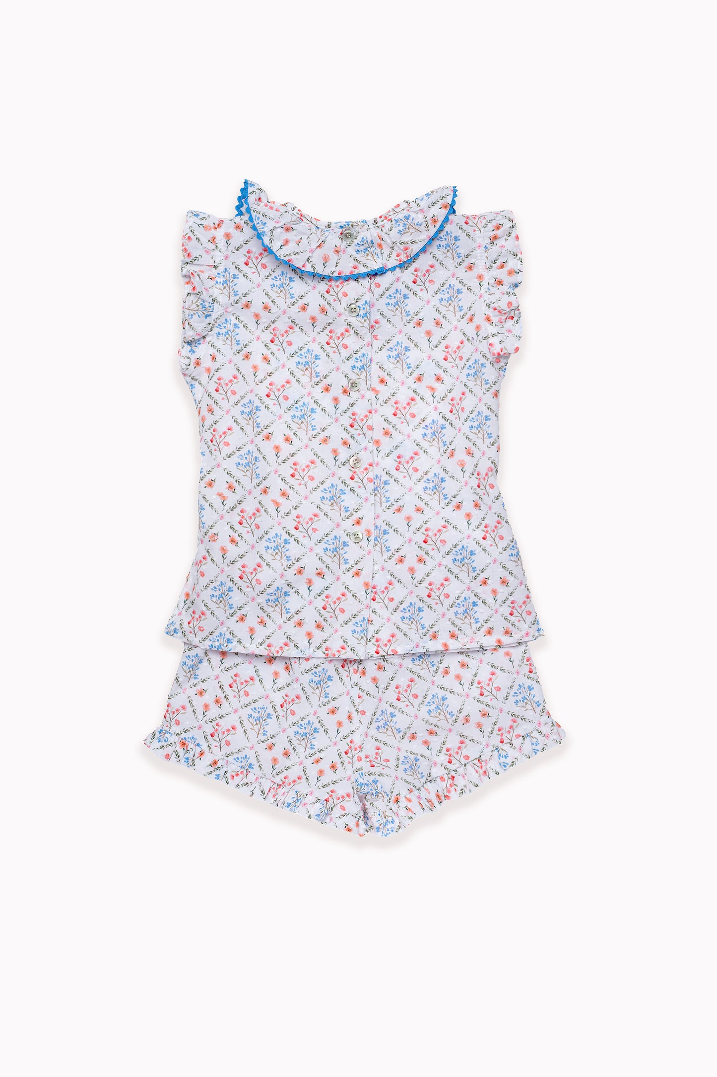 Rombo Azul Short Set