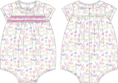 Jardin Smocked Romper